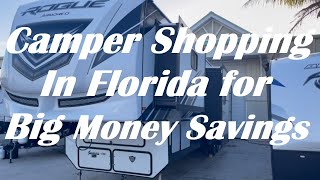 Camper Shopping in Fort Pierce Florida for Savings