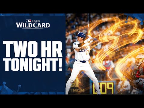 Shohei Ohtani's SECOND HOMER of the night is the LONGEST by a Dodgers player during the Postseason!