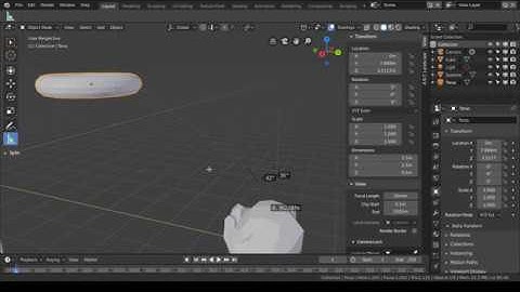 Amazing Blender 2.80 Measure Ruler Protractor Tool Dimensions & Distance