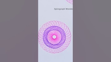 Turn Simple Lines into Spirograph Masterpieces  | #Spirograph #Art #shorts #trending