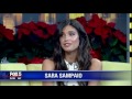 Sara Sampaio interview at Good Day New York - 12/5/16