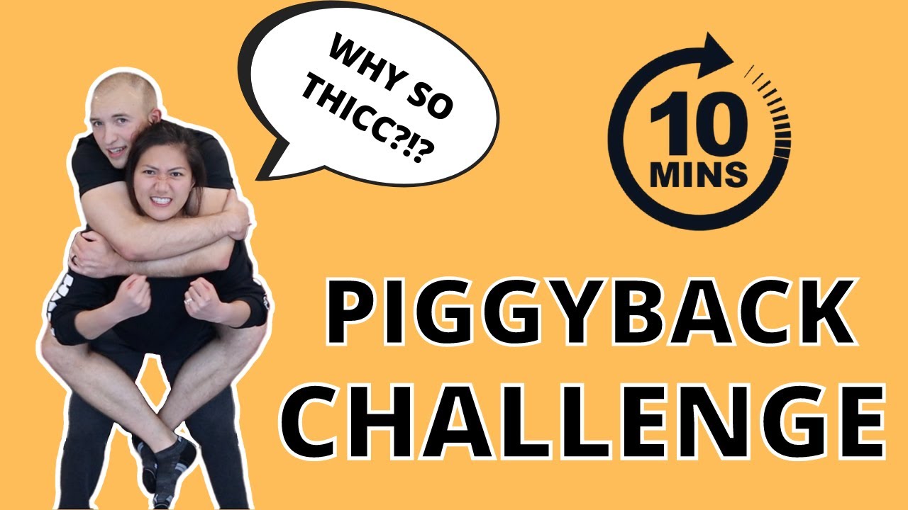 10 MINUTES PIGGY BACK 2020 | Wife Tried to Piggyback Husband