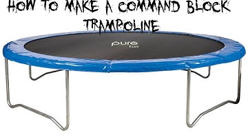 Minecraft: How to make a Trampoline with command blocks