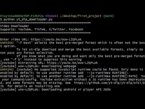 Build a Video Downloader in Python | Beginner Project