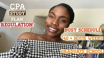 CPA Study Plan For Regulation