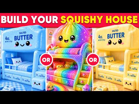 Would You Rather...? Build Your PERFECT Squishy Dream House 🧸🏡💖🌈 Jelly Quiz