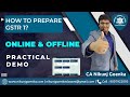 How to Prepare GSTR 1 | Practical Demo of Online and Offline Methods | CA Nikunj Goenka