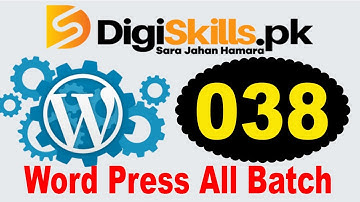 38 - Editing or removing HTML link - WordPress in Urdu Hindi by DigiSkills