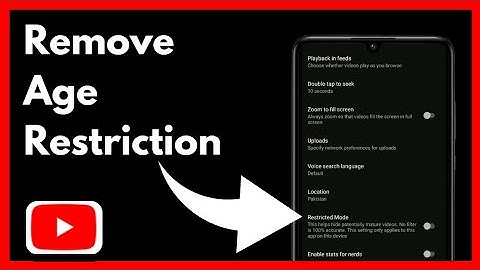 How To Remove Age Restriction On YouTube App | (Updated 2024)