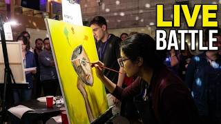 20 Minutes to Paint! My Art Battle Experience