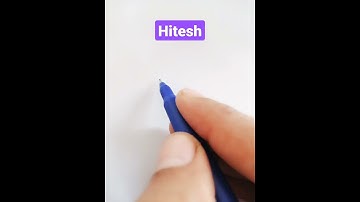 Hitesh Name Signature Request done
