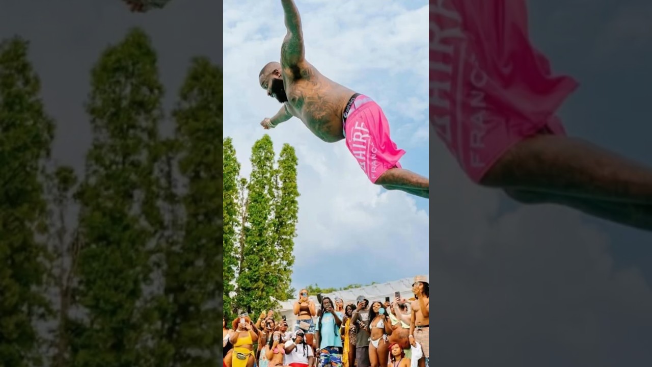 Rick Ross Has The Biggest Residential Swimming Pool In America. Pool Party 2025 