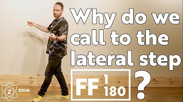 3. Why do we call to the lateral step FF-1-180? Zouk Atoms. FF-Course