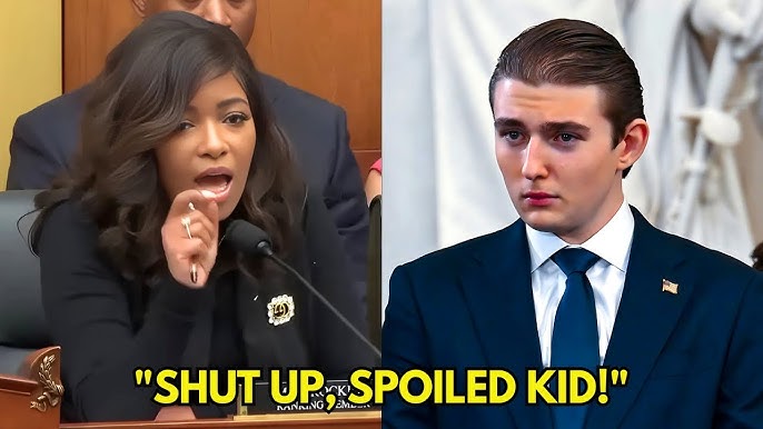 Barron Trump Tries To Humiliate Jasmine Crockett - Her Response Left Him  BEGGING on Live TV! - YouTube