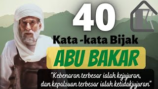 Kumpulan 40 Kata-kata Mutiara Abu Bakar Ash-shiddiq yang bernada penuh keyakinan|Quote Islami