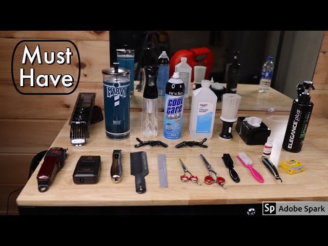 Necessary Tools For Beginner Barbers (starter kit) - YouTube