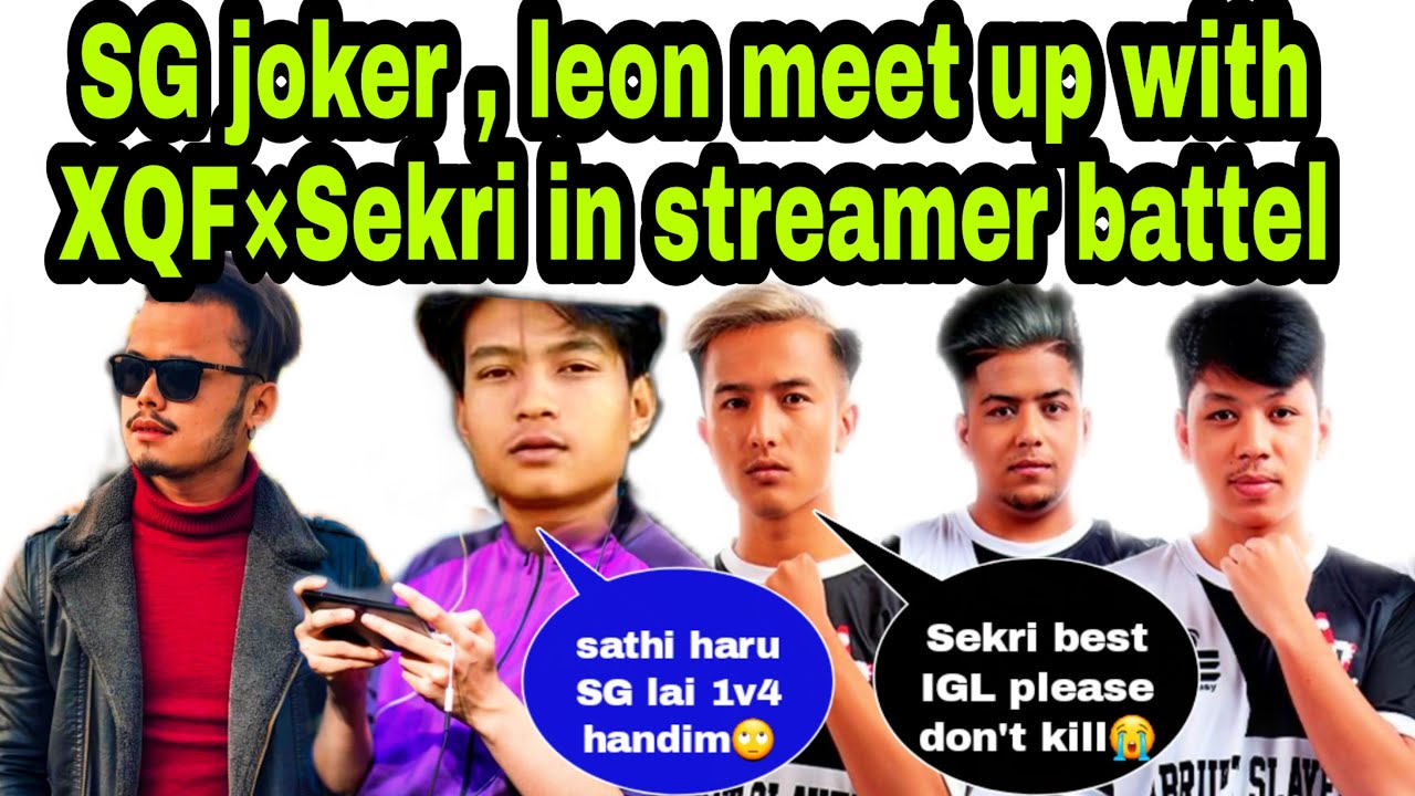 Team SG Charii meetup with XQF Sekri boy in Streamers Battle FT.Cr7Horaa || Team EX, DE,  T2K, DRS