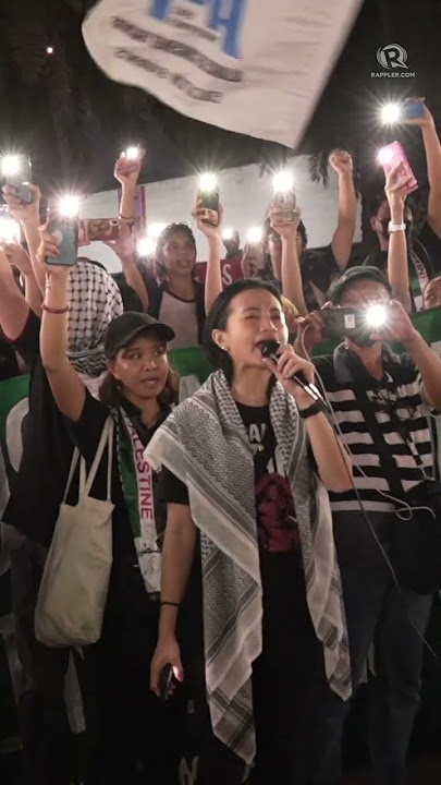 Filipinos march in Manila for peace in Palestine