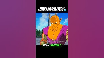 Special Dialogue Between Orange Piccolo And Frieza 🥶 #crashout #orangepiccolo #sparkingzero #dbz