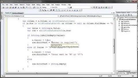 Validation with RadGridView for WinForms