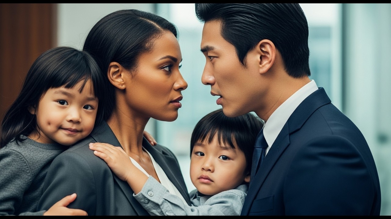 Black Woman Brought His TWINS to the Boardroom...The Korean Billionaire's Empire Crumbled
