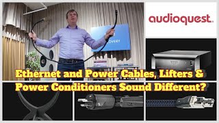 [Sound Demo] Audioquest High End Audiophile Power and Ethernet Cables plus Cable Lifters!