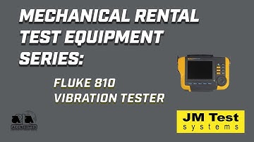 Mechanical Rental Test Equipment Series - FLUKE 810 Vibration Tester