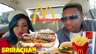 McDonald's Sriracha Value Meal/ Eating Show/Mukbang McDonald's Sriracha Value Meal/ Eating Show/Mukbang