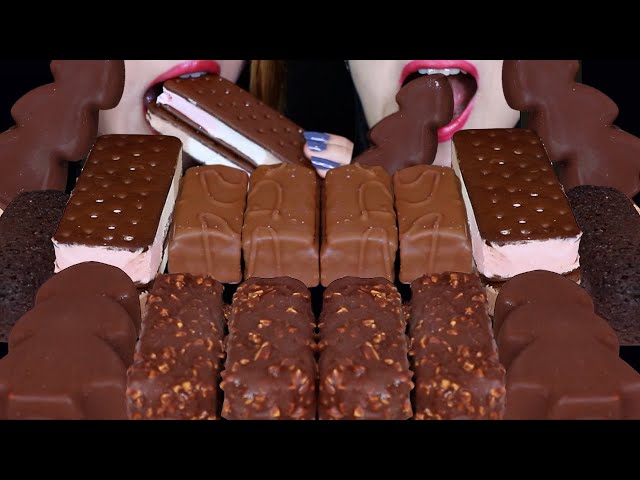 ASMR - Galaxy Caramel Chocolate Ice Cream Rolls  How to Make Galaxy  Chocolate Ice Cream 