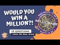 Who Wants To Be A Millionaire Quiz | Mixed General Knowledge Quiz | Smartass Quiz