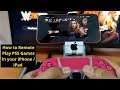 How to Remote Play PS5 Games in your iPhone / iPad | PS5 Remote Play Setup in iPhone/iPad