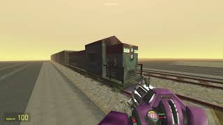GMOD map test: Moving BTGA train