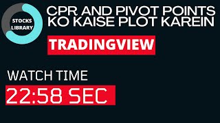 CPR and Pivot Points ko kaise plot karein in Tradingview II How to plot CPR and Pivot Points