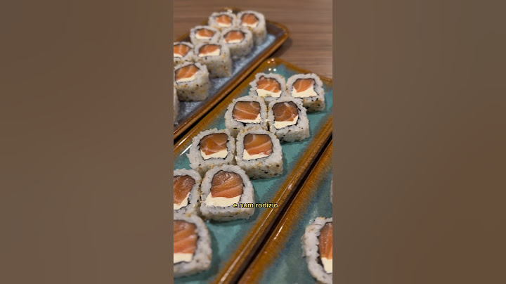 Uramaki Filadélfia | Como fazer Sushi | com a Fê