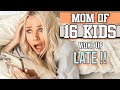 MOM of 16 KiDS Rushed MORNiNG ROUTiNE *RUNNING LATE!!* Part 2