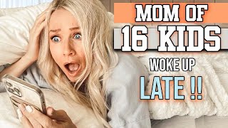 MOM of 16 KiDS Rushed MORNiNG ROUTiNE *RUNNING LATE!!* Part 2