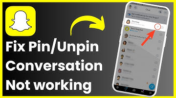 Snapchat Pin Conversation Not Working Problem ! [EASY STEPS]