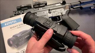Budget Nightvision Monocular (ACPOTEL 5x35 Digital Night Vision)