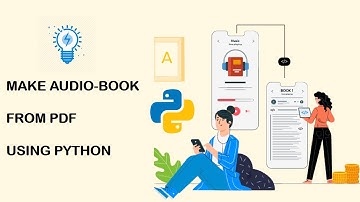 Make AudioBook From Pdf Using Python Just Few Lines Of Code | KNOWLEDGE DOCTOR | Mishu Dhar