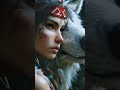 リアルもののけ姫を全部AIで実写化してみた　　　　　　　　　 　#shorts #もののけ姫 #princessmononoke #アシタカせっ記 #サン #4k