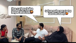 Sufiyan bhai ka laptop chori ho gaya 😫 ||prank on sufiyan🙈 || AtrangiArsalaan❤️