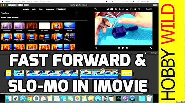 HOW TO FAST FORWARD in iMovie (and Slow-Mo)