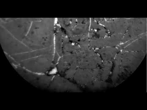 Análisis microscópico con la camara chemcam de Mars Curiosity piedra marciana