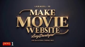 How to create movie website in hindi ? Laravel 10 Installation Video #1