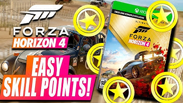 Forza Horizon 4: Skill Point Method 75+/HOUR!  (SOLO SAFE METHOD!)