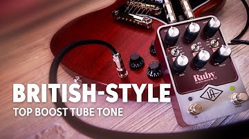 Universal Audio Ruby ’63 Top Boost Amplifier Pedal Demo