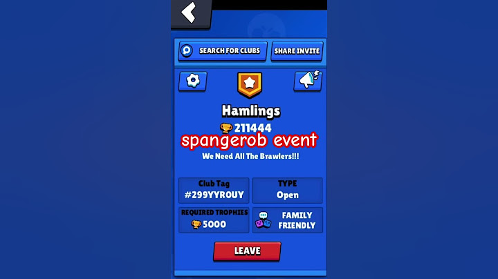 Join My Club For The SpongeBob El Primo Skin! #brawlstars #spongebob #club