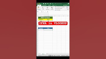 Excel tricks | IFNA with VLOOKUP function #excel #shorts