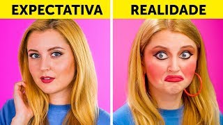 EXPECTATIVA VS. REALIDADE || Situações Cotidianas Engraçadas por 123 GO!