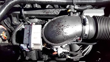 Coolant is below minimum level; add water to coolant